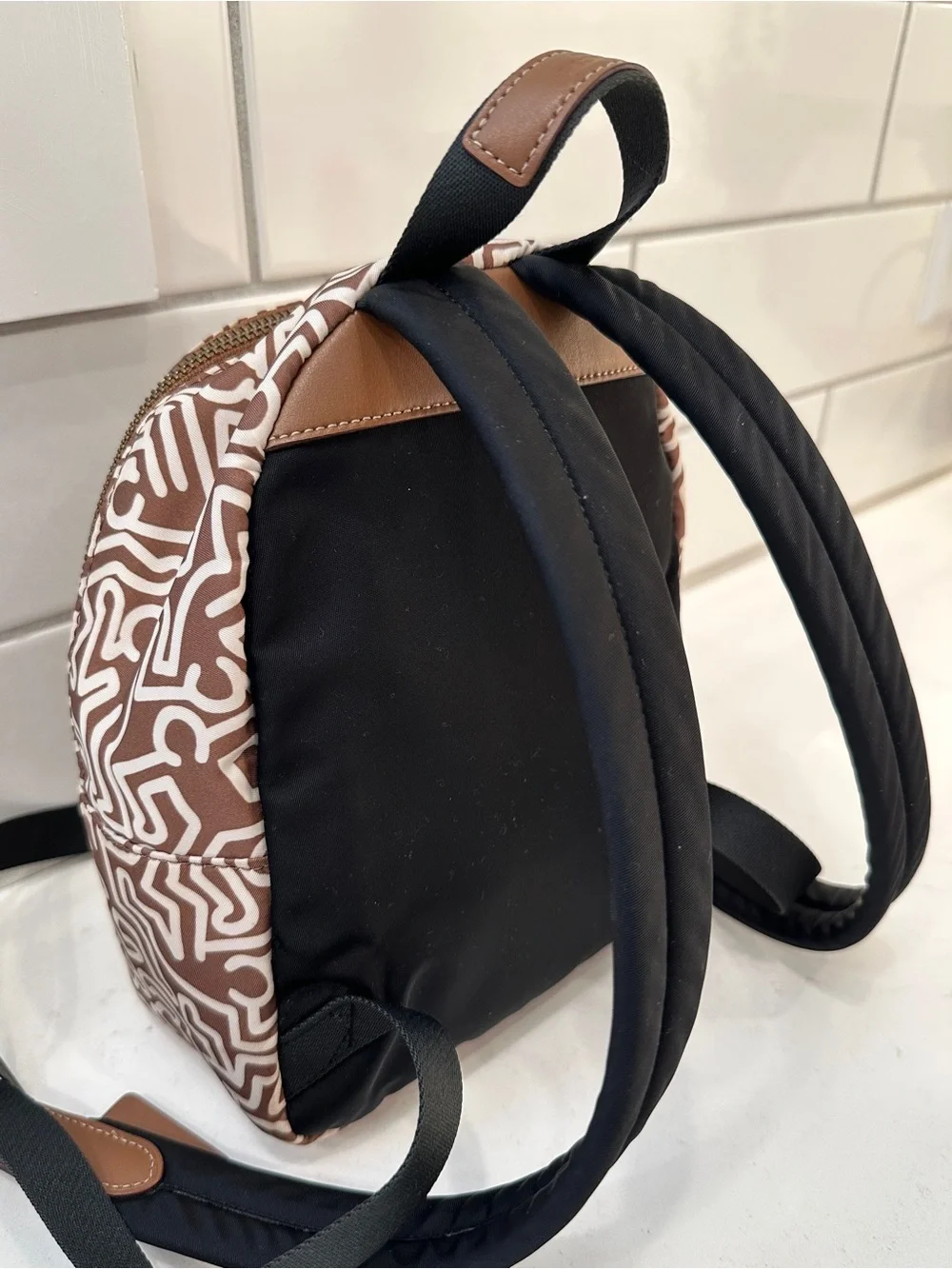 Coach x Keith Haring Heart Mini Charlie Backpack Collectible Pop Art Bag